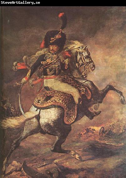 Jean Louis Voille Charging Chasseur by Theodore Gericault